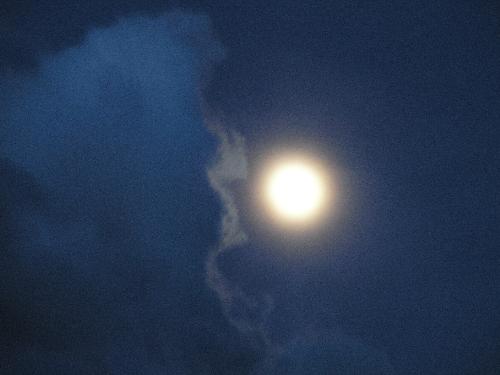 the moon - i love taking pictures of the moon, this is one of the many that i've taken.