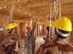 engineer - engineers on the floor with Hard hat on!