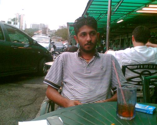 In coffee shop - Sitting in coffee shop having my tea on a boring saturday..hehehe..