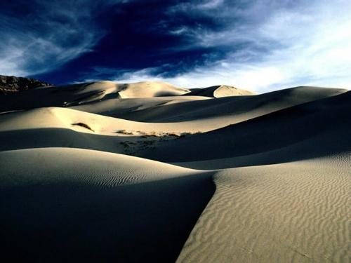 Deserts - The look of the deserts after sunset.