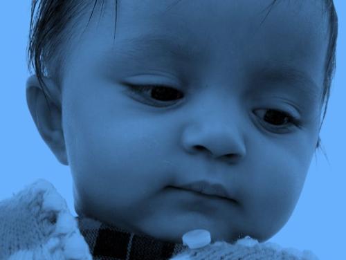 purity in your heart - face of a child
