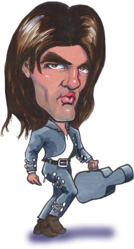 antonio banderas watercolor - antonio banderas at desperado painted by water color.