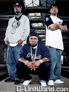 G Unit - A photo of 50 Cent, Lloyd Banks & Young Buck!
