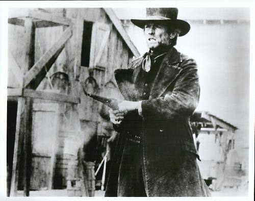 Clint Eastwood - ready to kill the bad guy..