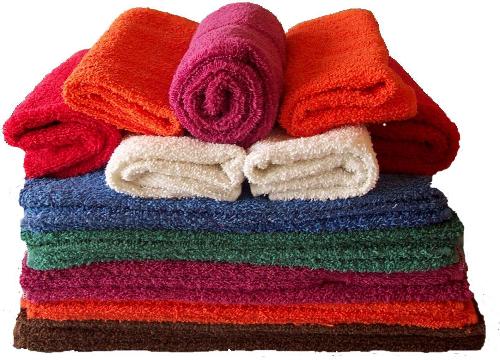 Towels - Towels in different colors.