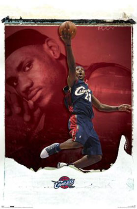LeBron James - LeBron James going for a layup