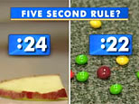 5-second rule - is food still edible?