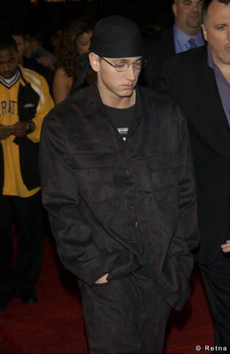 8 Miles - EMINEM at the world premiere of his new movie 8 Mile, in Los Angeles.