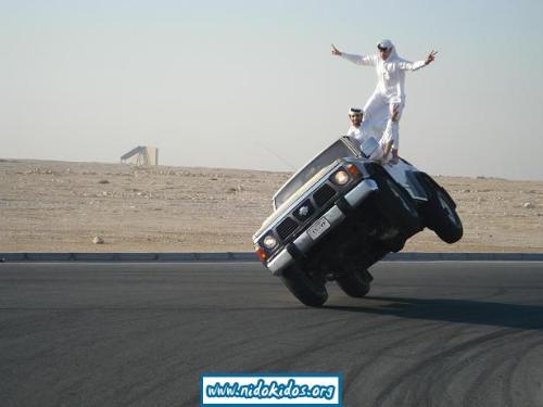 stunt man - this stunt man is doing allthi sgood act in quwait, i just love it.