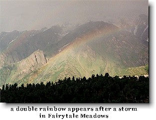 two Rainbows  - to beautiful rainbows seen ofter a huge rain fall.