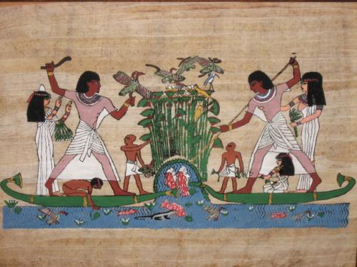 Egyptian Art - Another piece of art work from Egypt in the restaraunt that my wife works in. The owner is from ElMansura Egypt. This also is in a frame done on some type of paper also. he has many pieces at the restaraunt.