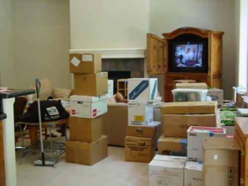 Moving day is here - Packing can be fun