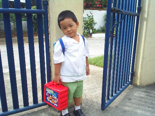 sean kirk - sean kirk ready to go to school for the very first time