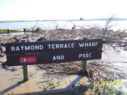 the wharf - cant see the wharf anymore