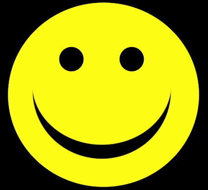 smile - an expression of happiness...or gladness..