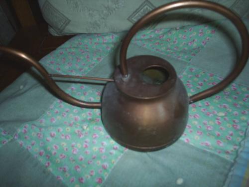 A watering can - Most gardeners have watering cans. This one is more decorative than useful and is made of copper. I usually use it for watering the houseplants.
