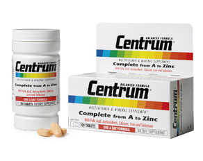 Vitamins - Centrum vitamins