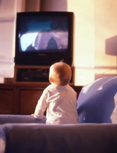 Hmmm...I wonder what it is? - Children who watch TV more often should be guided by their parents...a lot of the programs carry theme on violence, aggression, anti-christianity, etc.