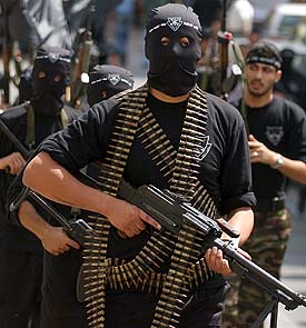 Hamas - Hamas soldiers in Palestine.