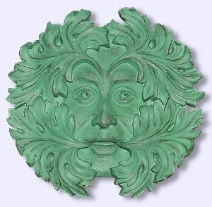 The Greenman - A plaque of the Greenman.