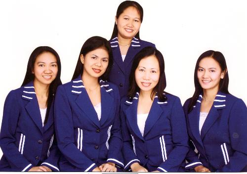 my companies registration department - this girls are the the who cater the registration & of course the one who always gives smile in the front area