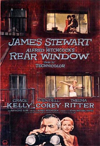 Rear Window, a classic Alfred Hitchcock film - Rear Window, a classic Alfred Hitchcock film, starring James Stewart and Grace Kelly
