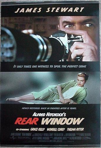 Rear Window, a classic Alfred Hitchcock film - Rear Window, a classic Alfred Hitchcock film, starring James Stewart and Grace Kelly