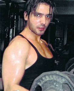 Zayed Khan - Doing exercise