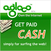 Agloco - A banner for the agloco website.