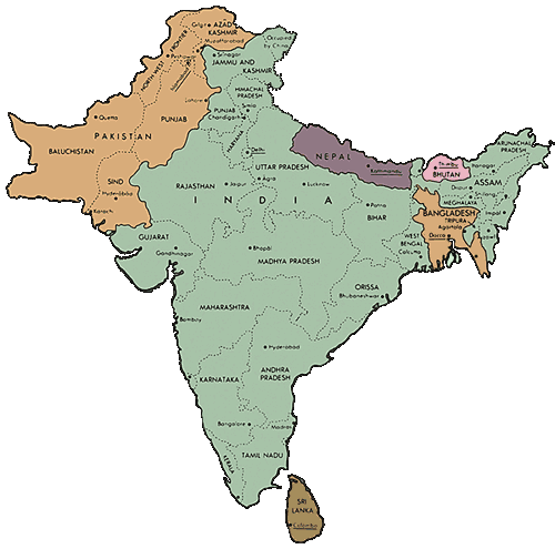 south asia - living in the south