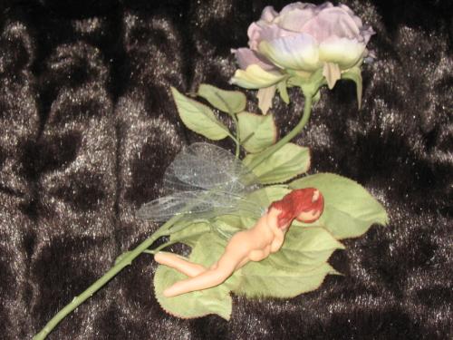 larger view - Same faery different view. I really need help with this. These are one of a kind dolls actually. I need some advice on where to start to get them noticed.