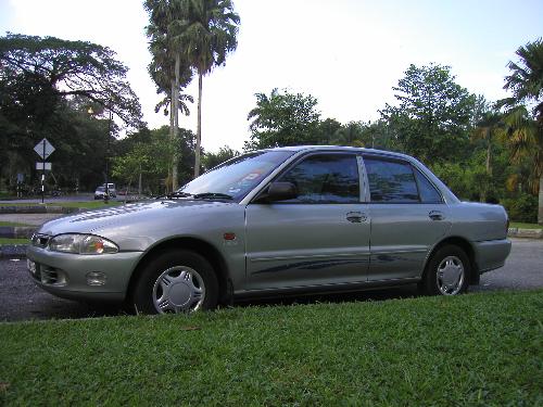 car - a domestic car of my country, wira 1500cc