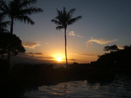 Maui sunset - Black Rock, Kaanapali
