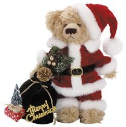 Christmas Bear - Picture of a Bear dressed like santa