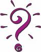 question - question mark. purple question mark.