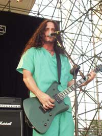 Kenny Hickey - A live shot of Type O Negative guitarist, Kenny Hickey