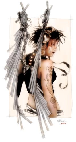 Angel of the future - I simply like beautiful art especially with angels in them i dont mean the holy bible kind either.