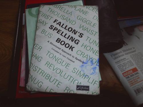 Spelling Books - Education is a very important part of life, and learning to spell is a very important part of literacy. These spelling table books are how Irish chuildren are taught to memorize the correct spellings of English words.