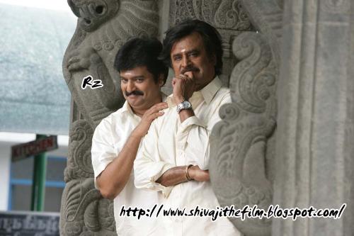 rajini with vivek - super star with comedian vivek