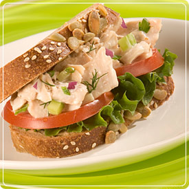 My tuna sandwich - Isn't it delicious?!