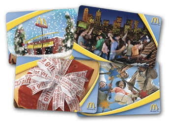 Mc Donalds Arch Card - A new series of Arch Cards have just arrived. These prepaid cards can be used at almost all Mc Donald's locations and make for great gifts.
