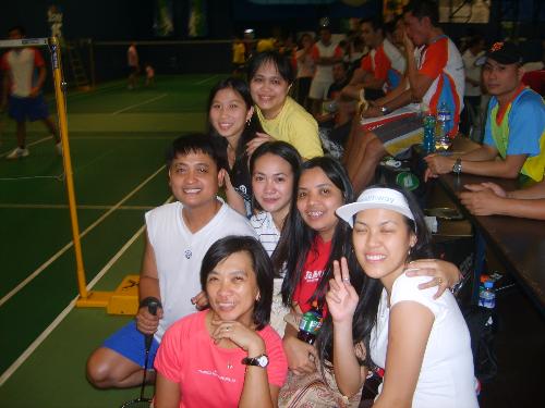 the playmates - my badminton buddies!