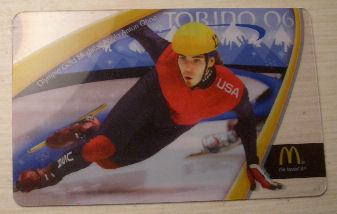 Mc Donald's Winder Arch Card - One of the collectible Olympic Arch Cards from Mc Donald's. Even unfilled cards are fetching a very nice price at online auctions.