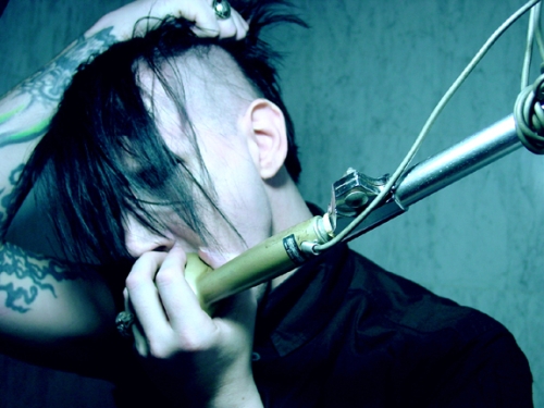Marilyn Manson. - Yay. He&#039;s so handsome. =D=D=D