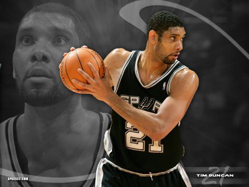 Tim Duncan - Spurs player Tim Duncan