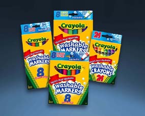 Crayla Washable Markers - Available in a plethora of colors and sizes, these washable markers are the best pick for younger kids. The ink washes away from clothing and skin easily but the colors are bright and vibrant.