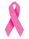 Wearing my pink ribbon proudly - I support the cure