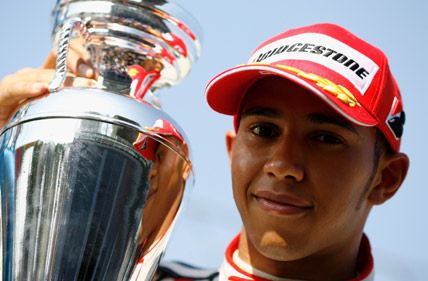 Lewis Hamilton - Lewis Hamilton with another trophy!!
