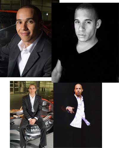 Lewis Hamilton and Vin Diesel - Comparison of Lewis Hamilton with Vin Diesel