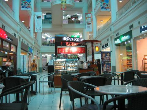 Ayala - early shopping at a busy mall in Cebu